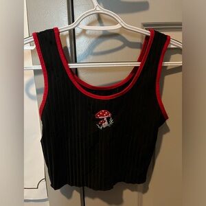 SHEIN mashroom crop top